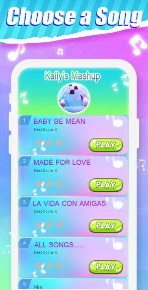 Kally's Mashup Piano Tiles Gam Screenshot1
