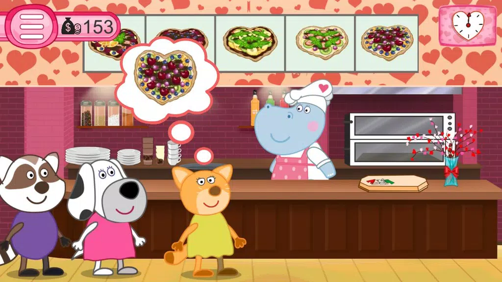Valentine's cafe: Cooking game Screenshot2