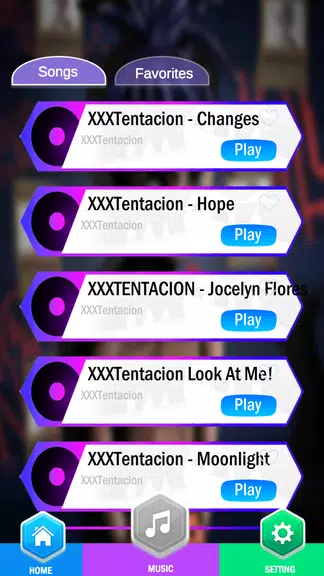 XXXTentacion PIANO TILES Screenshot2