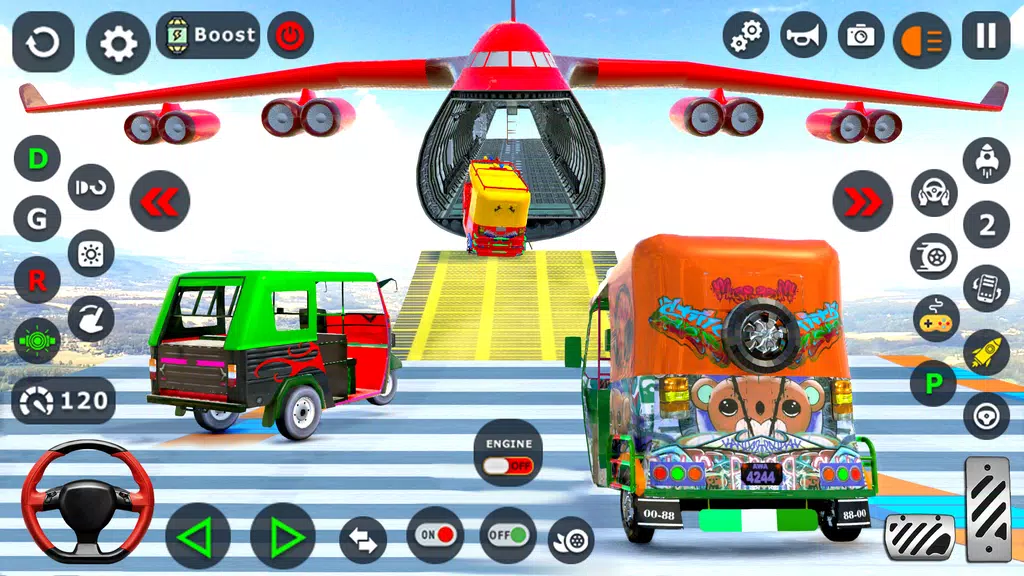 Tuk Tuk Taxi Driving Games 3D Screenshot2