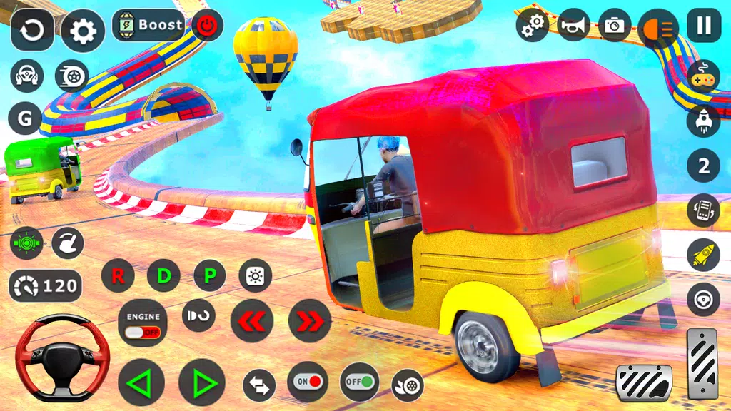 Tuk Tuk Taxi Driving Games 3D Screenshot3