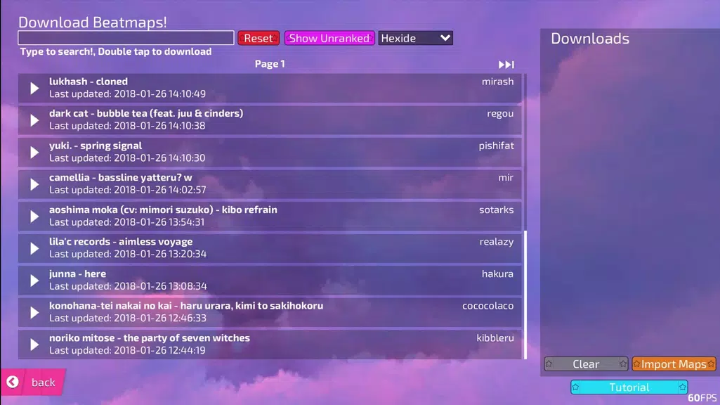 Opsu!(Beatmap player for Andro Screenshot4
