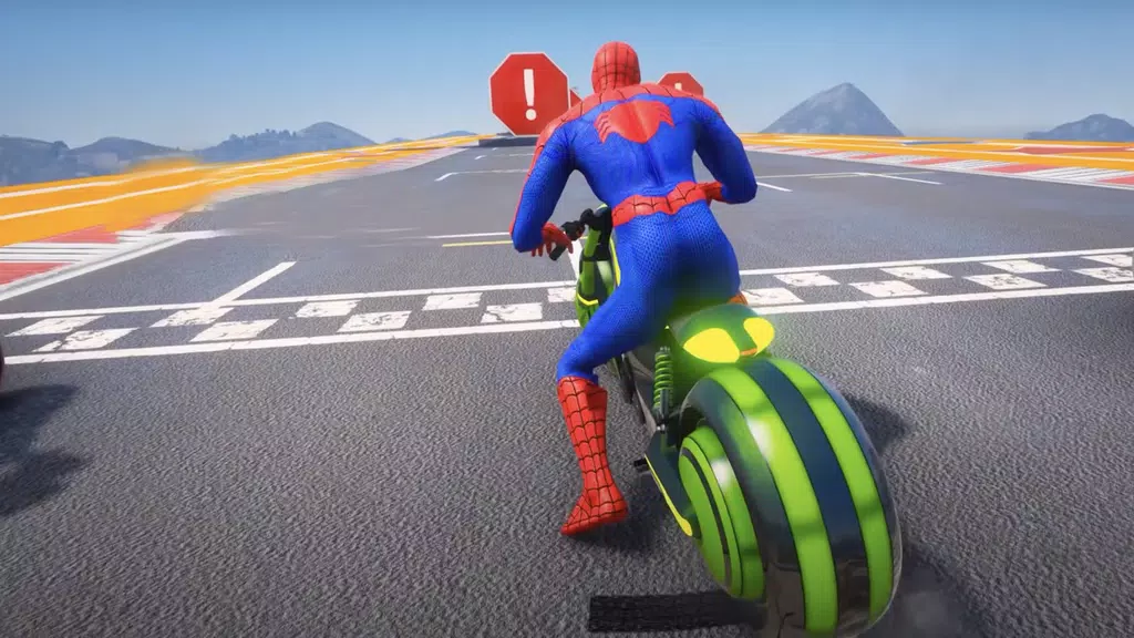 Tricky Bike Superhero Races Screenshot3