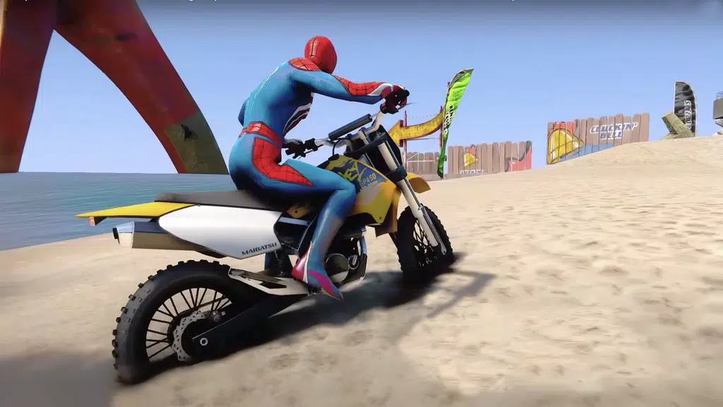 Tricky Bike Superhero Races Screenshot1