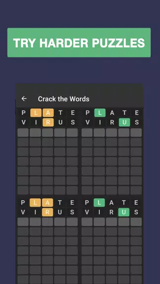 Quordle Wordly word guess game Screenshot2