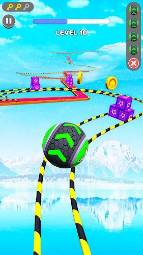 Sky Rolling Ball Run 3D Screenshot2