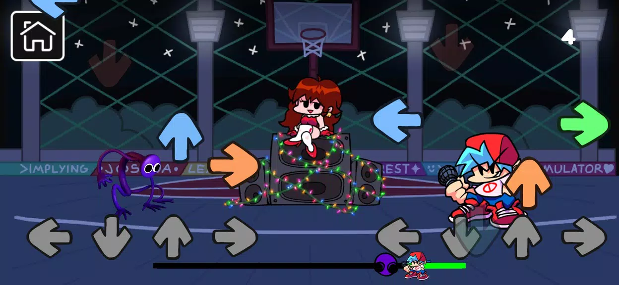 FNF Rainbow Purple Friends Mod Screenshot3