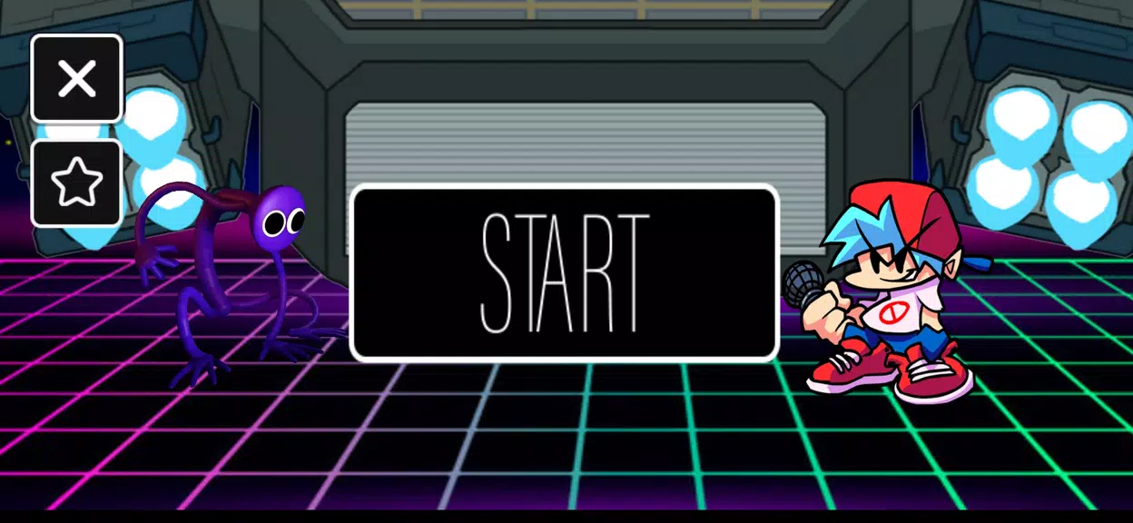 FNF Rainbow Purple Friends Mod Screenshot1