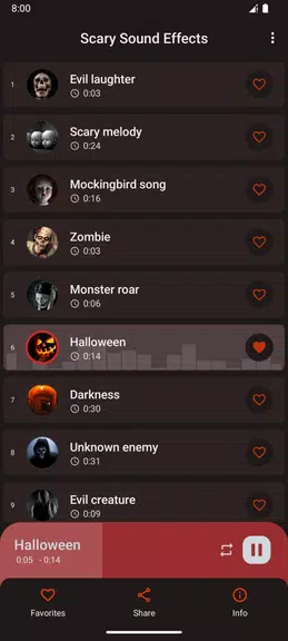 Scary sound effects Screenshot1