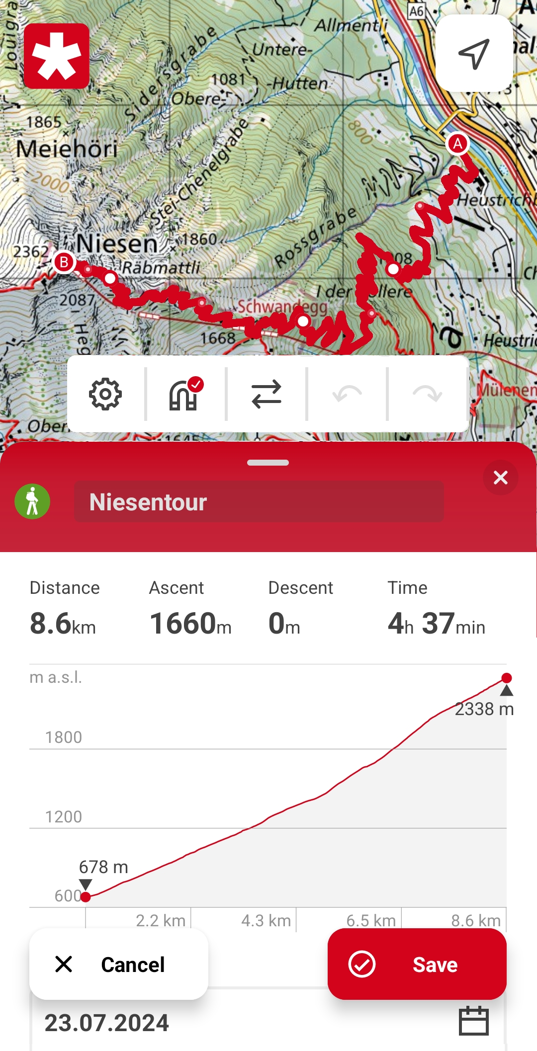 SwitzerlandMobility Screenshot6