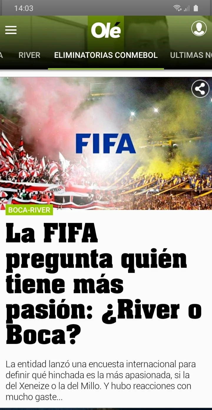 Olé Screenshot7