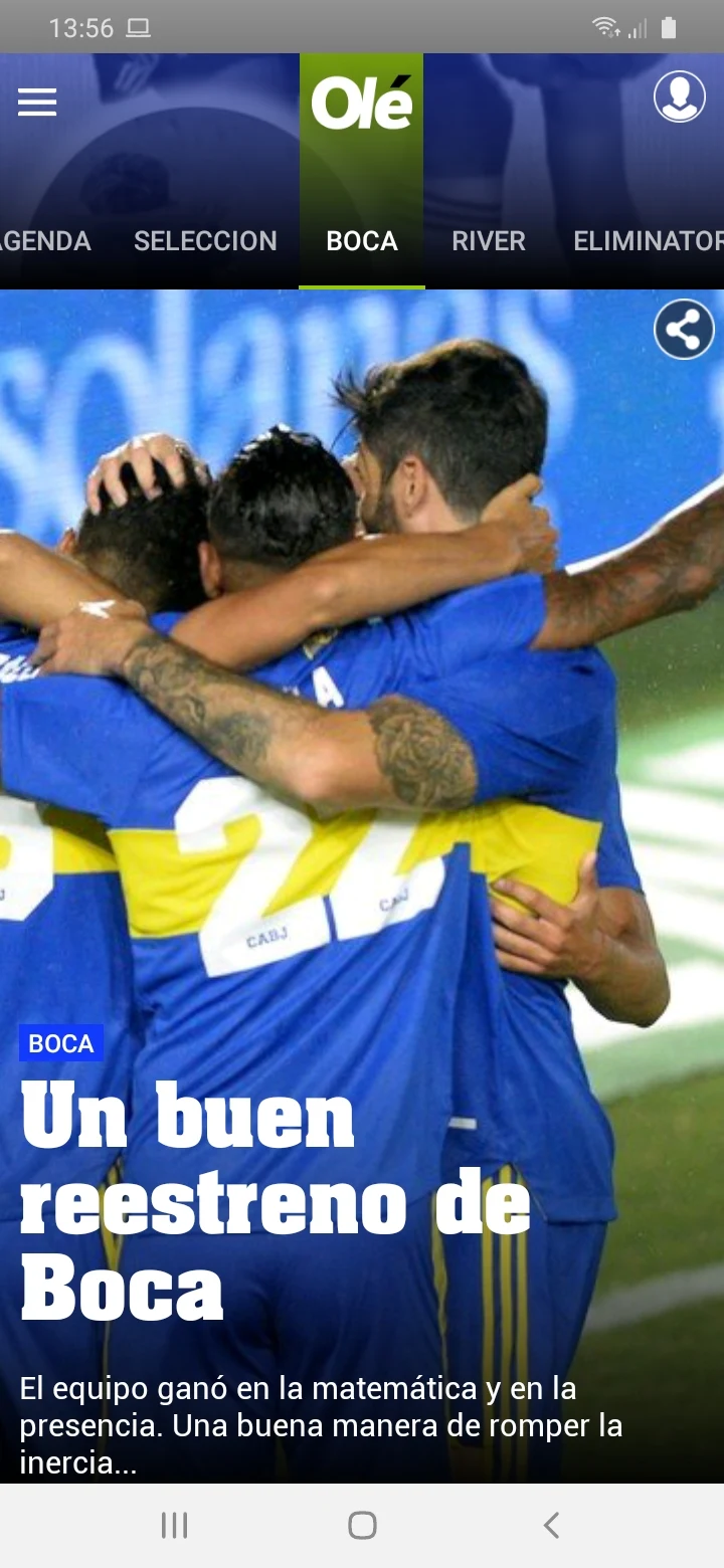 Olé Screenshot1