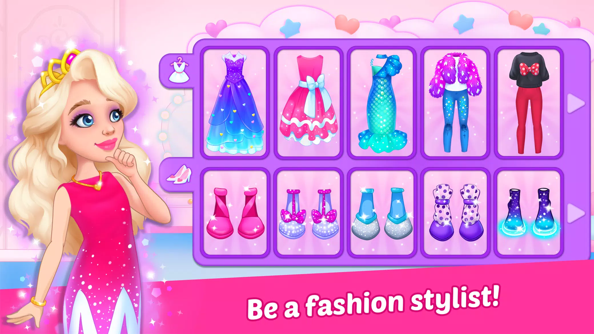 Princess girl paper House game Screenshot1