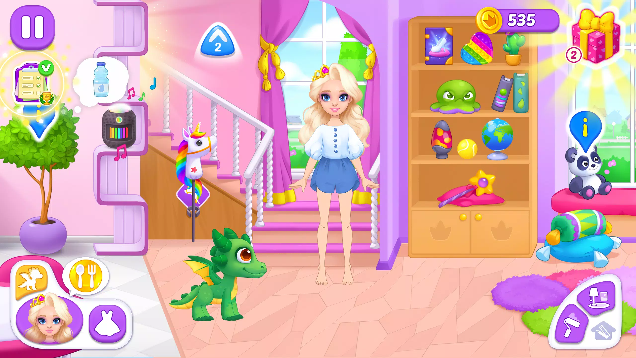 Princess girl paper House game Screenshot7