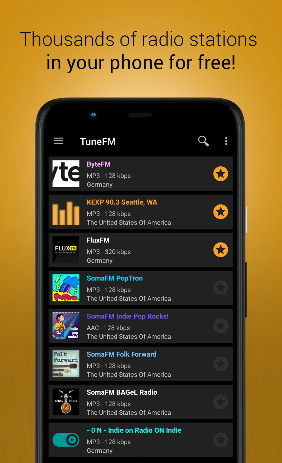 TuneFm Screenshot2