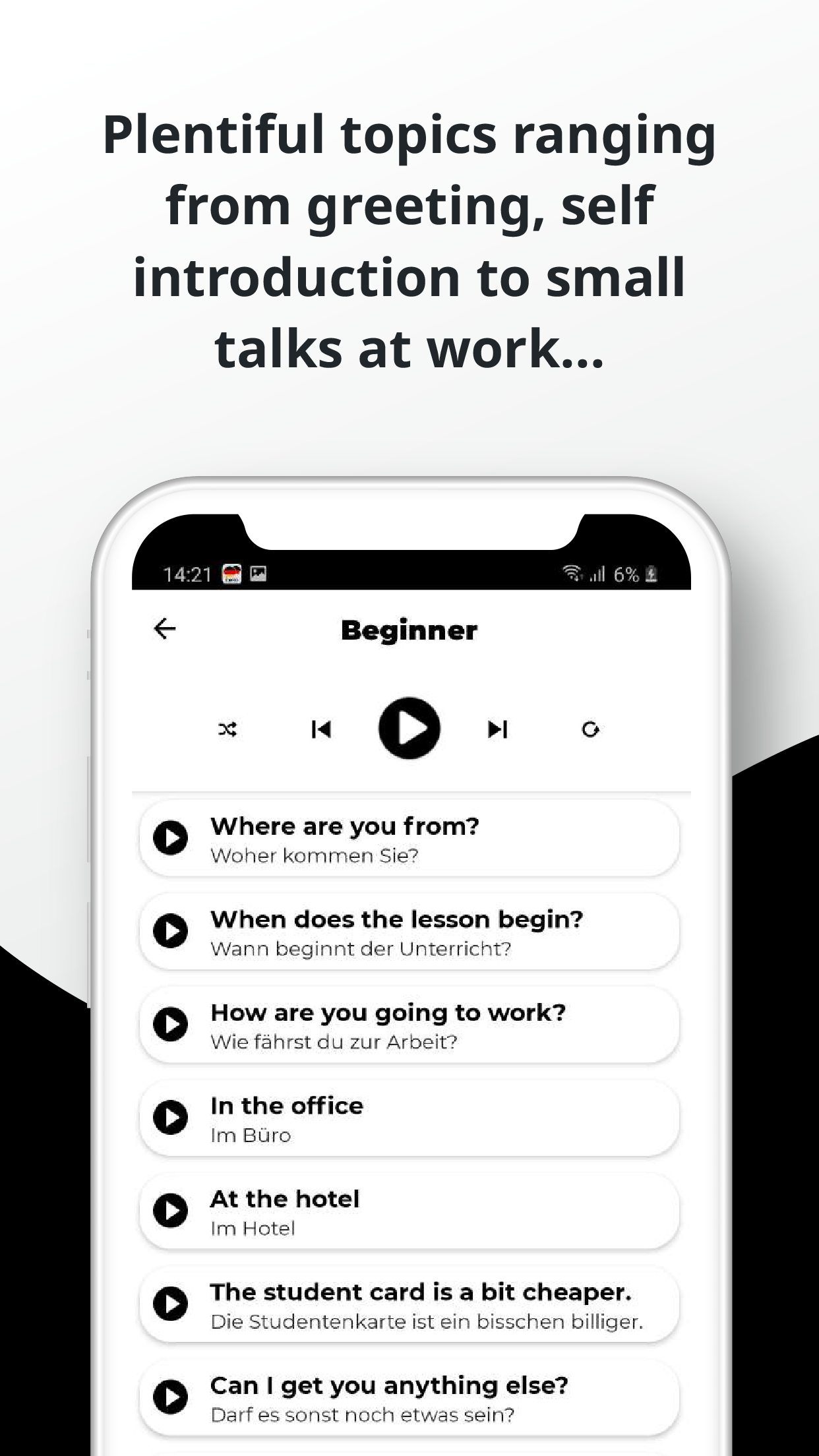 German ー Listening・Speaking Screenshot6