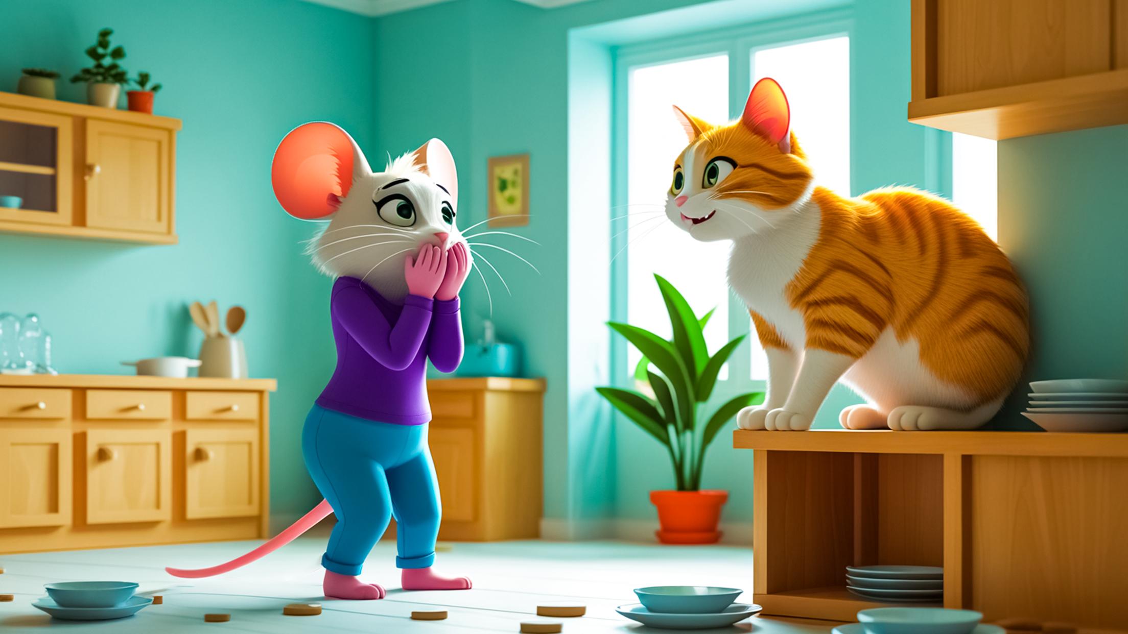 Angry Cat Vs Naughty Rat Prank Screenshot1