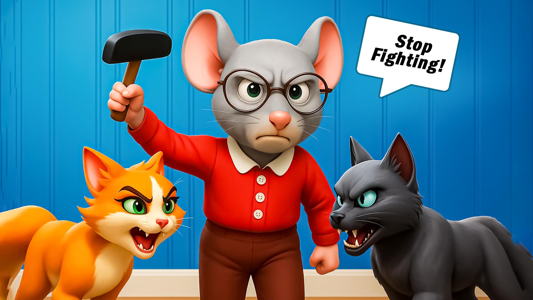 Angry Cat Vs Naughty Rat Prank Screenshot8