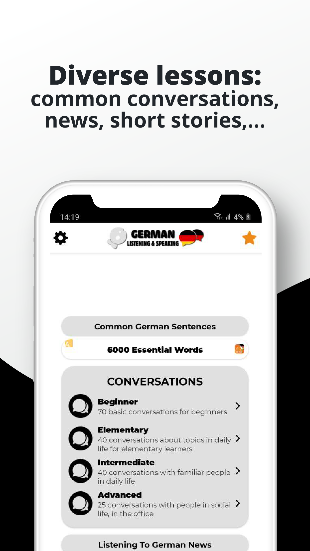 German ー Listening・Speaking Screenshot3