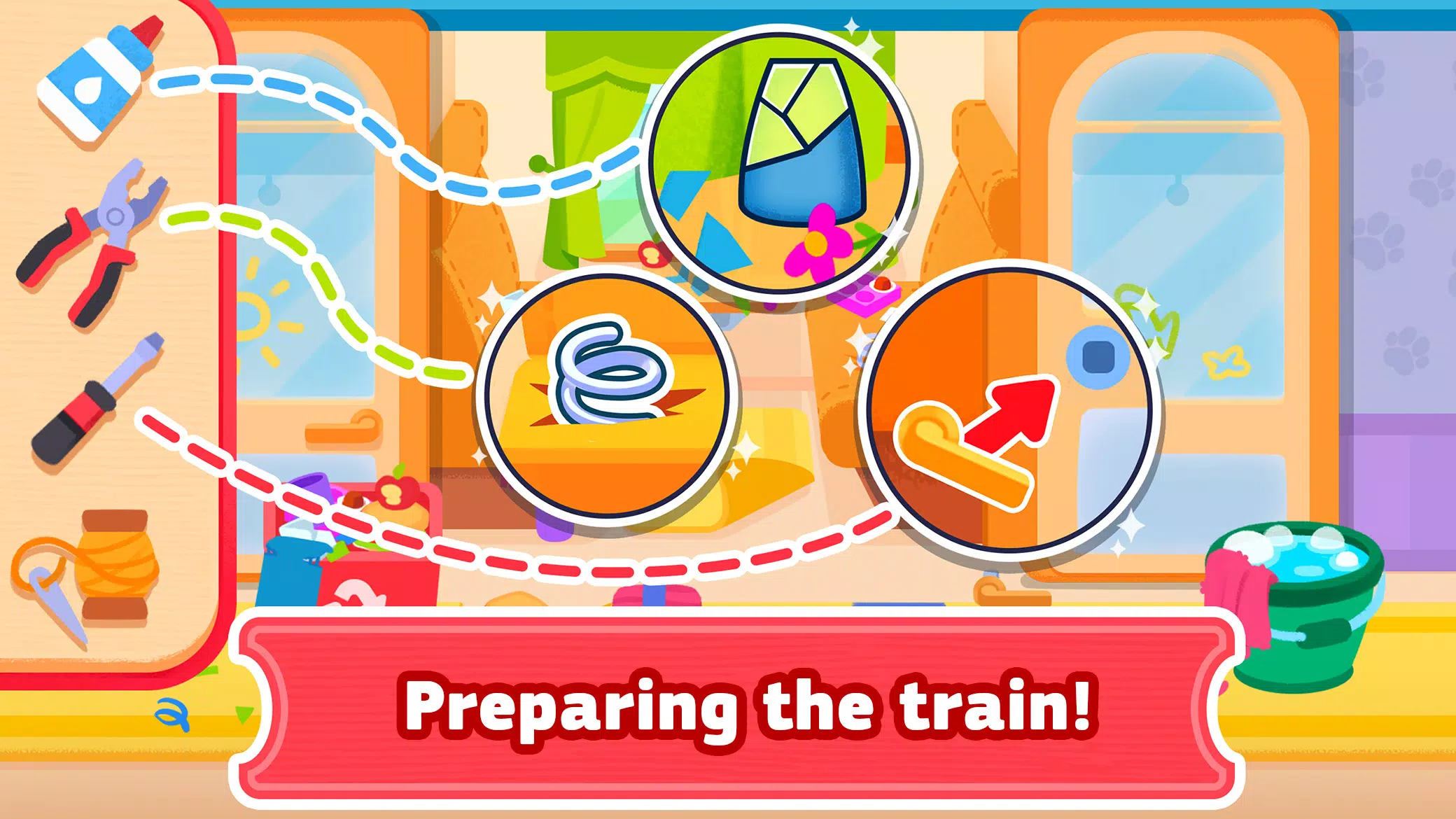 Train station. Railroad works Screenshot5