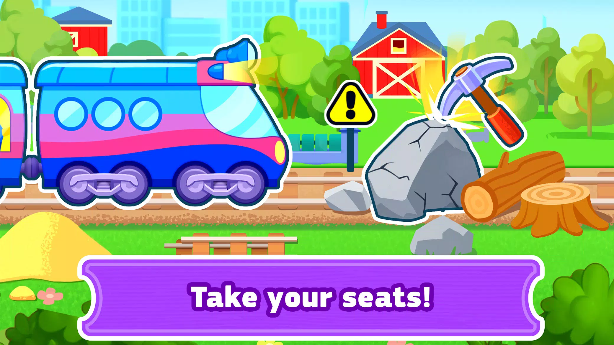 Train station. Railroad works Screenshot6