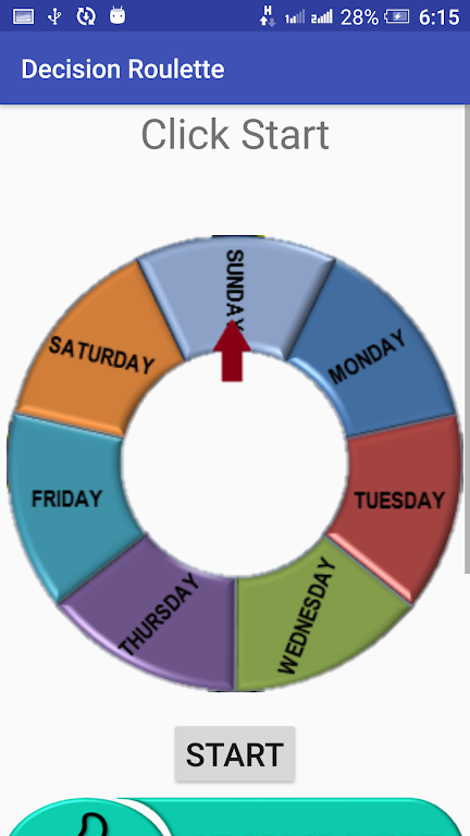 Decision Roulette Screenshot3