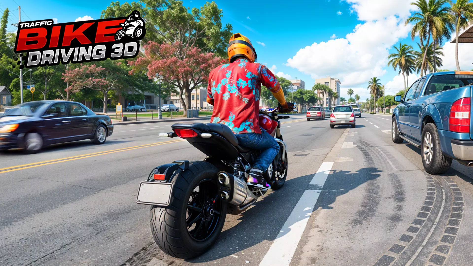 Real Traffic Bike Driving Game Screenshot5