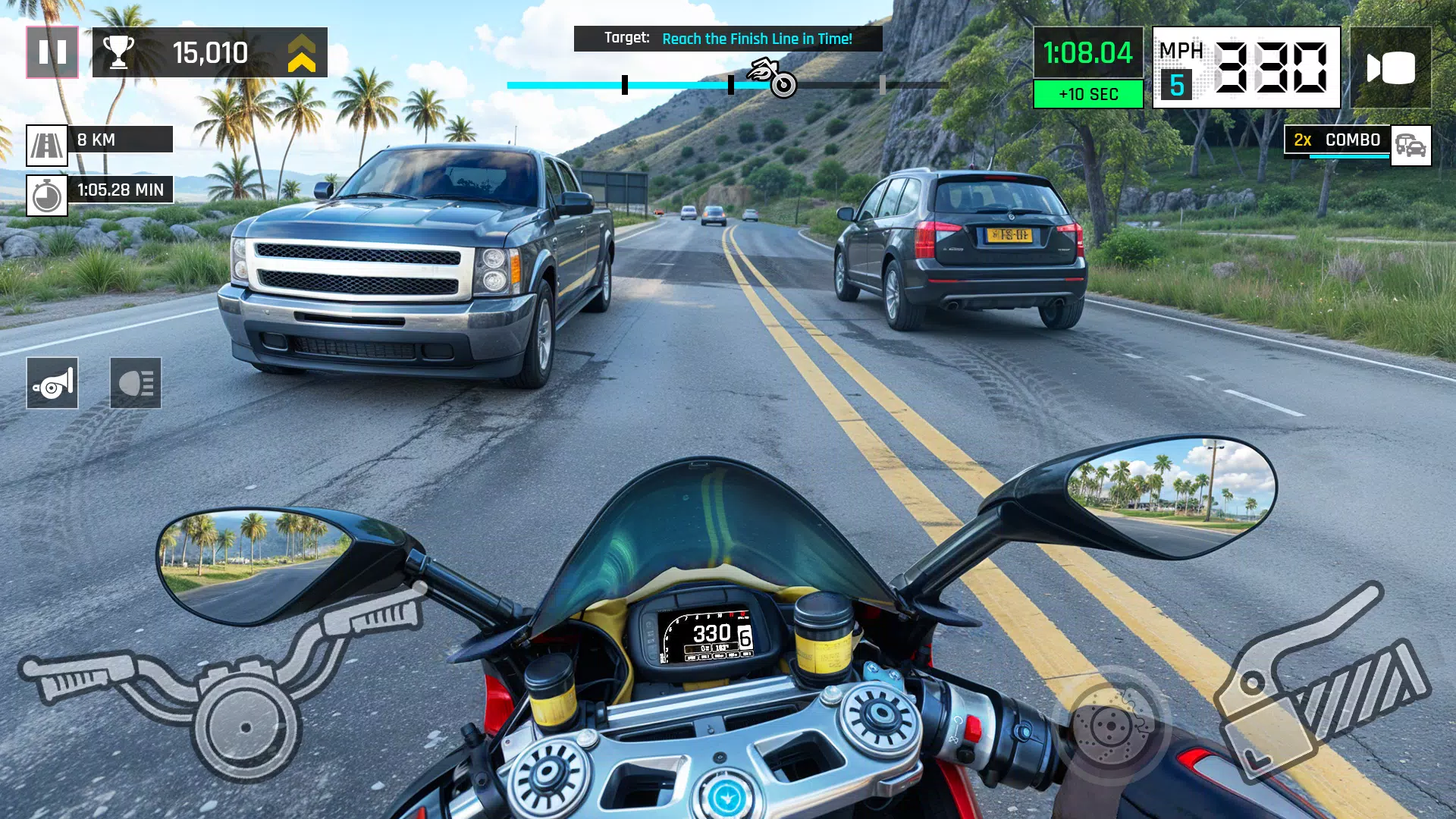 Real Traffic Bike Driving Game Screenshot4