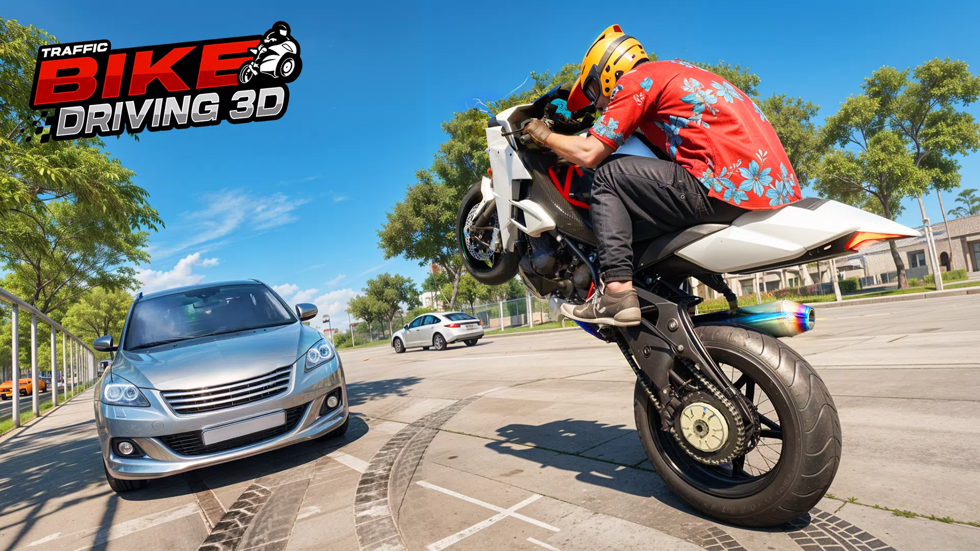 Real Traffic Bike Driving Game Screenshot7
