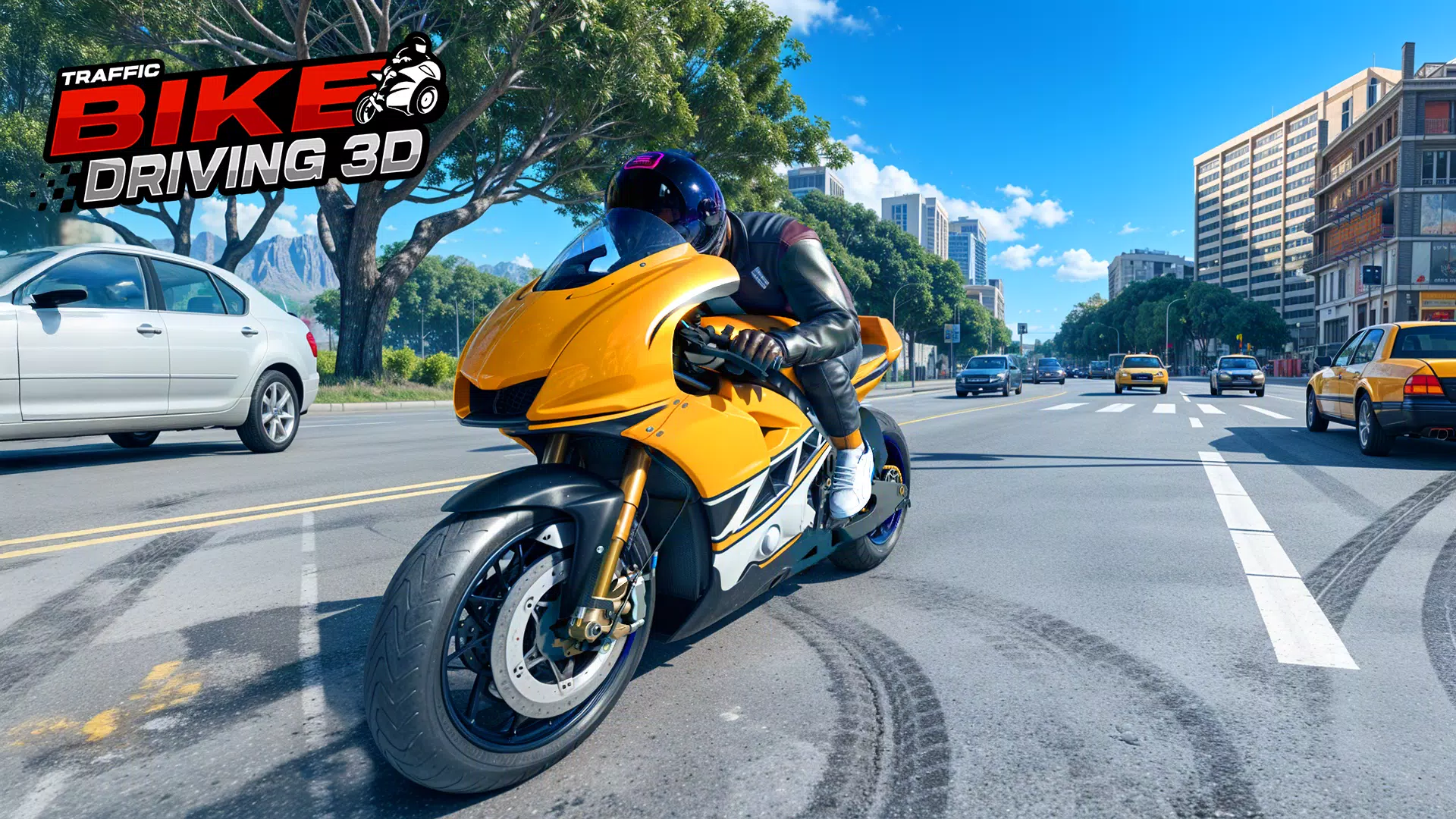 Real Traffic Bike Driving Game Screenshot6