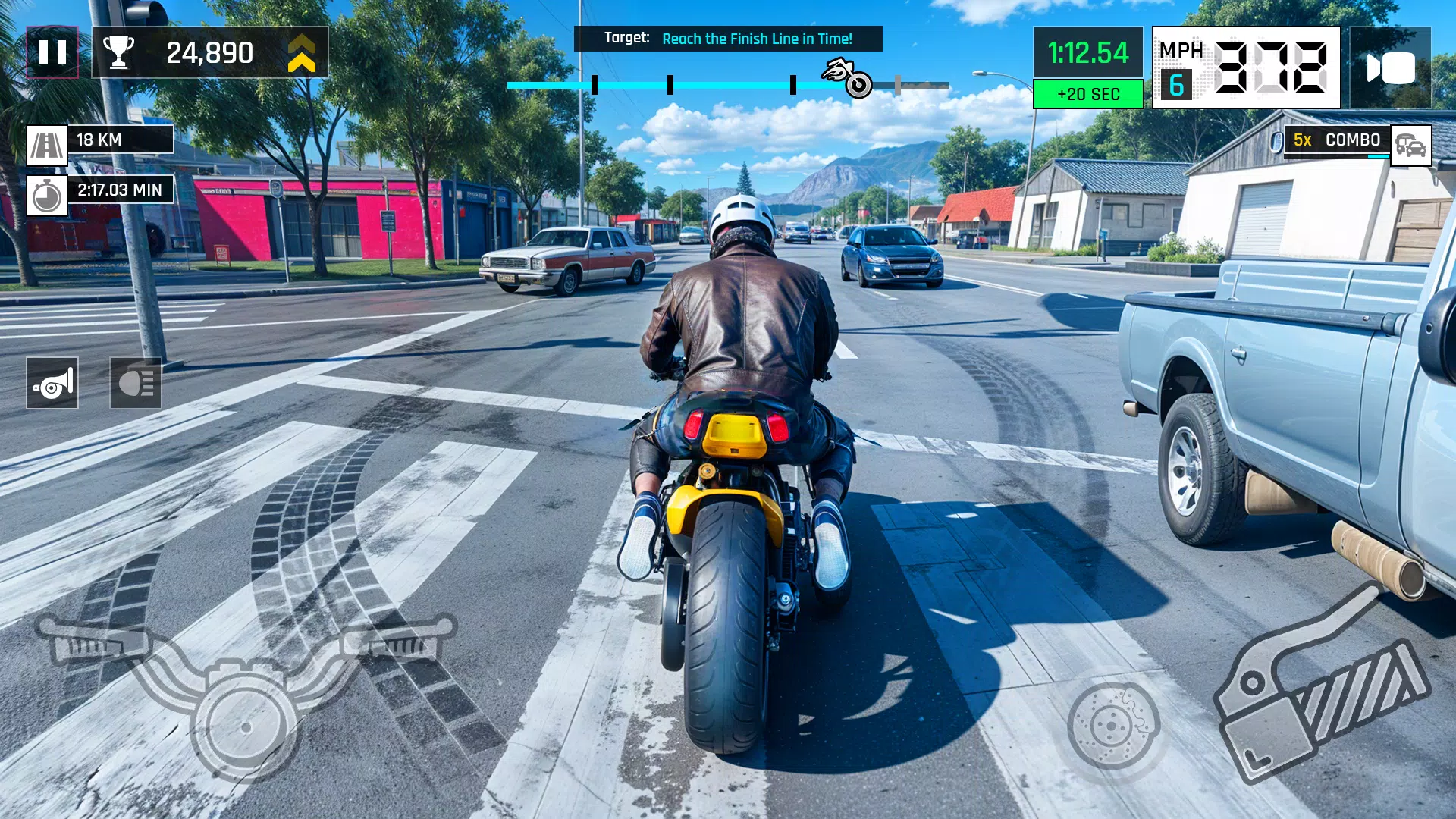 Real Traffic Bike Driving Game Screenshot2