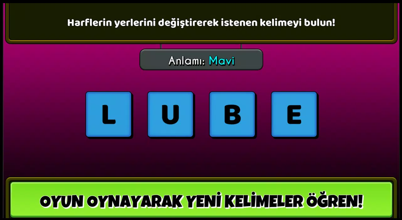 İngilizce Kelime Oyunu Screenshot1