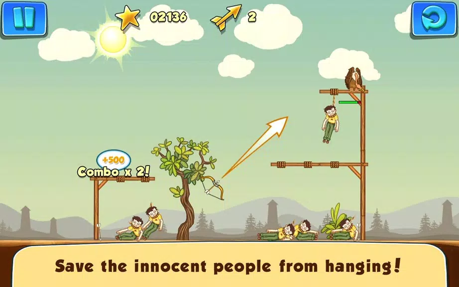 Gibbets 2: Bow Arcade Puzzle Screenshot3