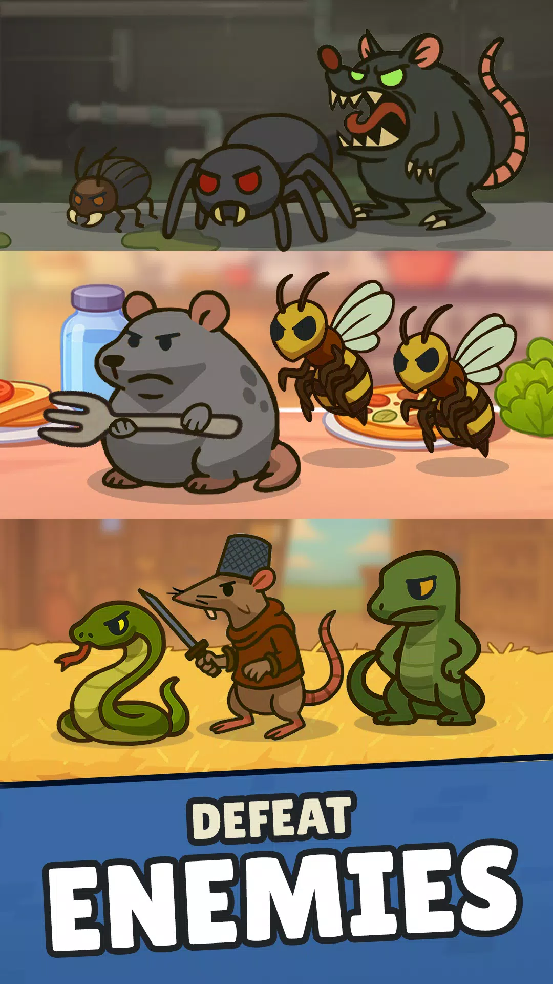 Underbite: Rat Rumble Idle War Screenshot5