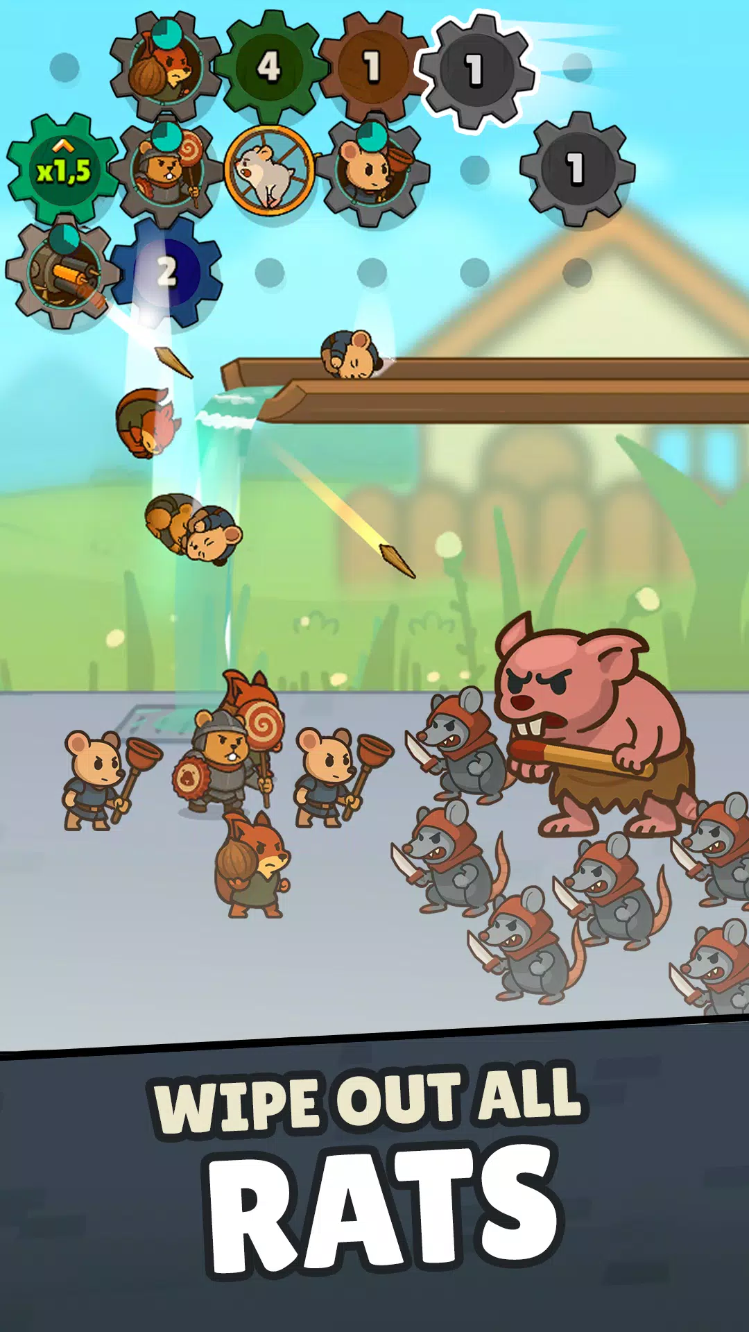 Underbite: Rat Rumble Idle War Screenshot6