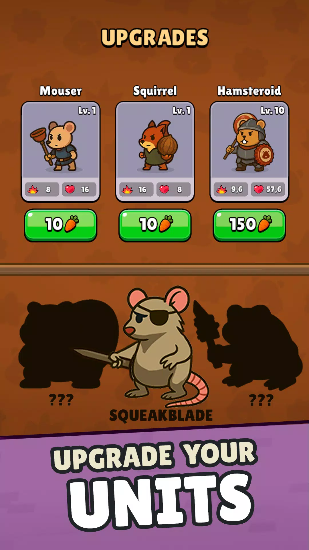 Underbite: Rat Rumble Idle War Screenshot2