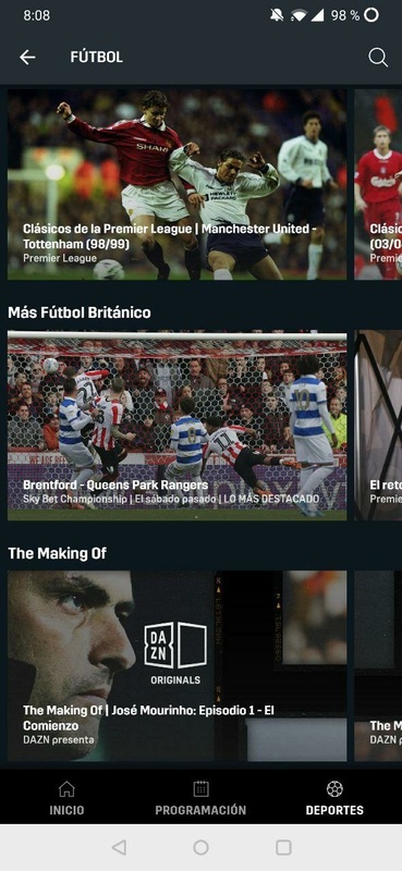 DAZN Screenshot2