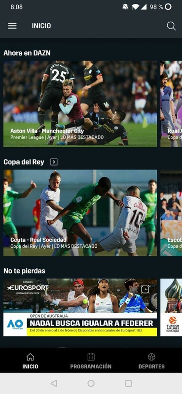 DAZN Screenshot1