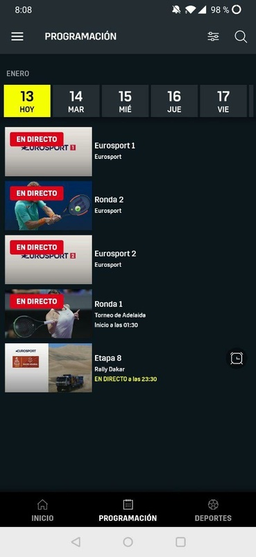 DAZN Screenshot4