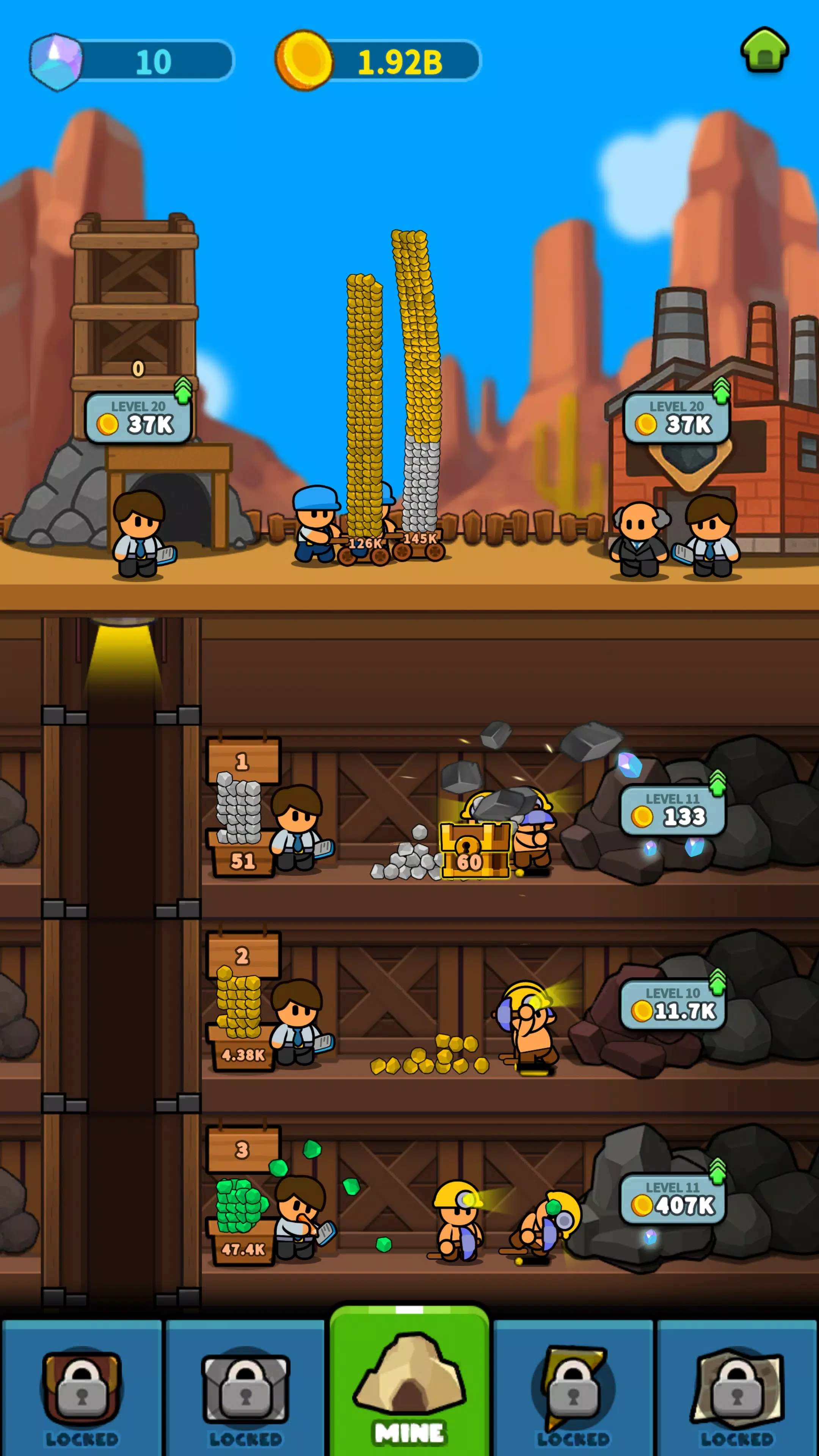 Idle Miner Tycoon: Desert Gold Screenshot4