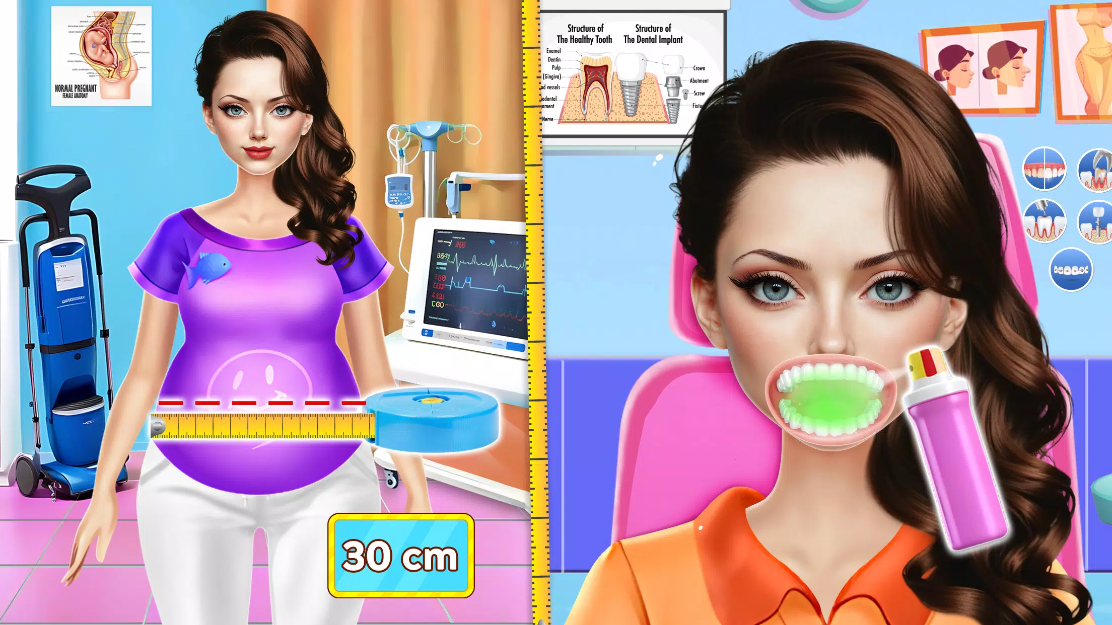 Pregnant Mom Newborn Care Game Screenshot2