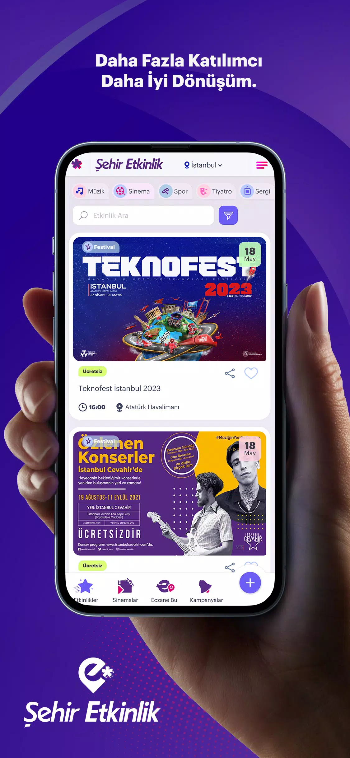 Şehir Etkinlik Screenshot2