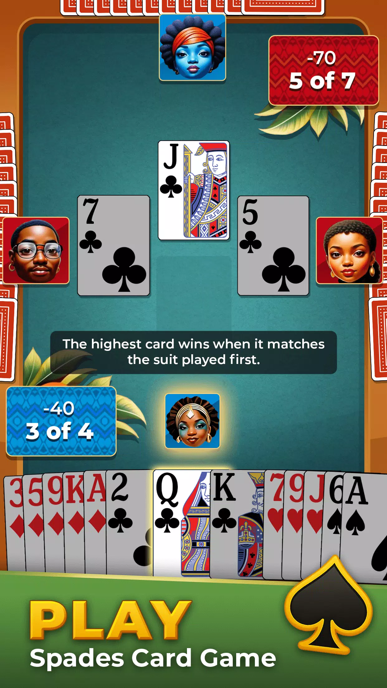 Spades Pop Screenshot1