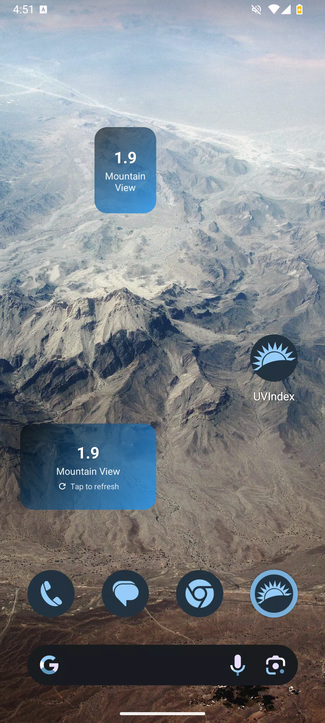 UV Index Widget Screenshot2