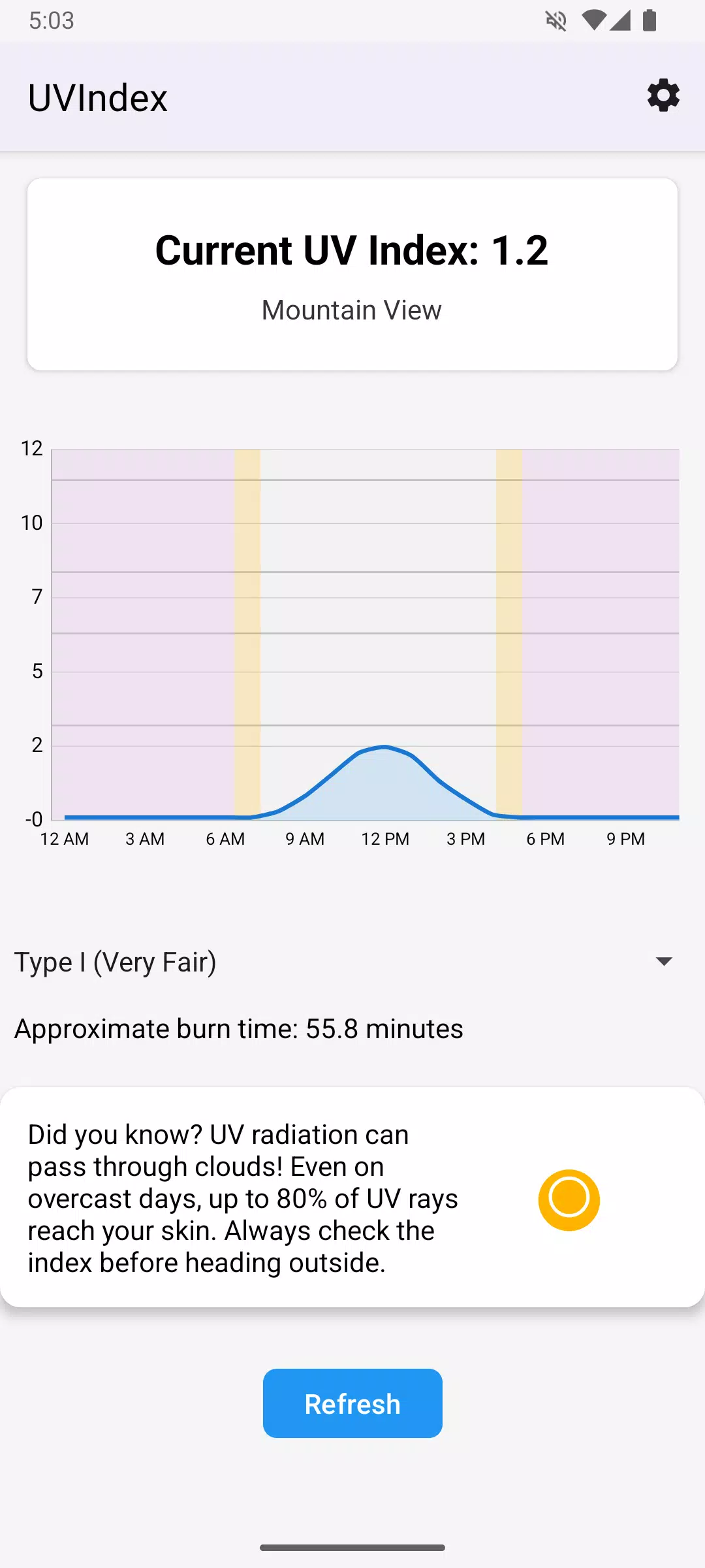 UV Index Widget Screenshot3