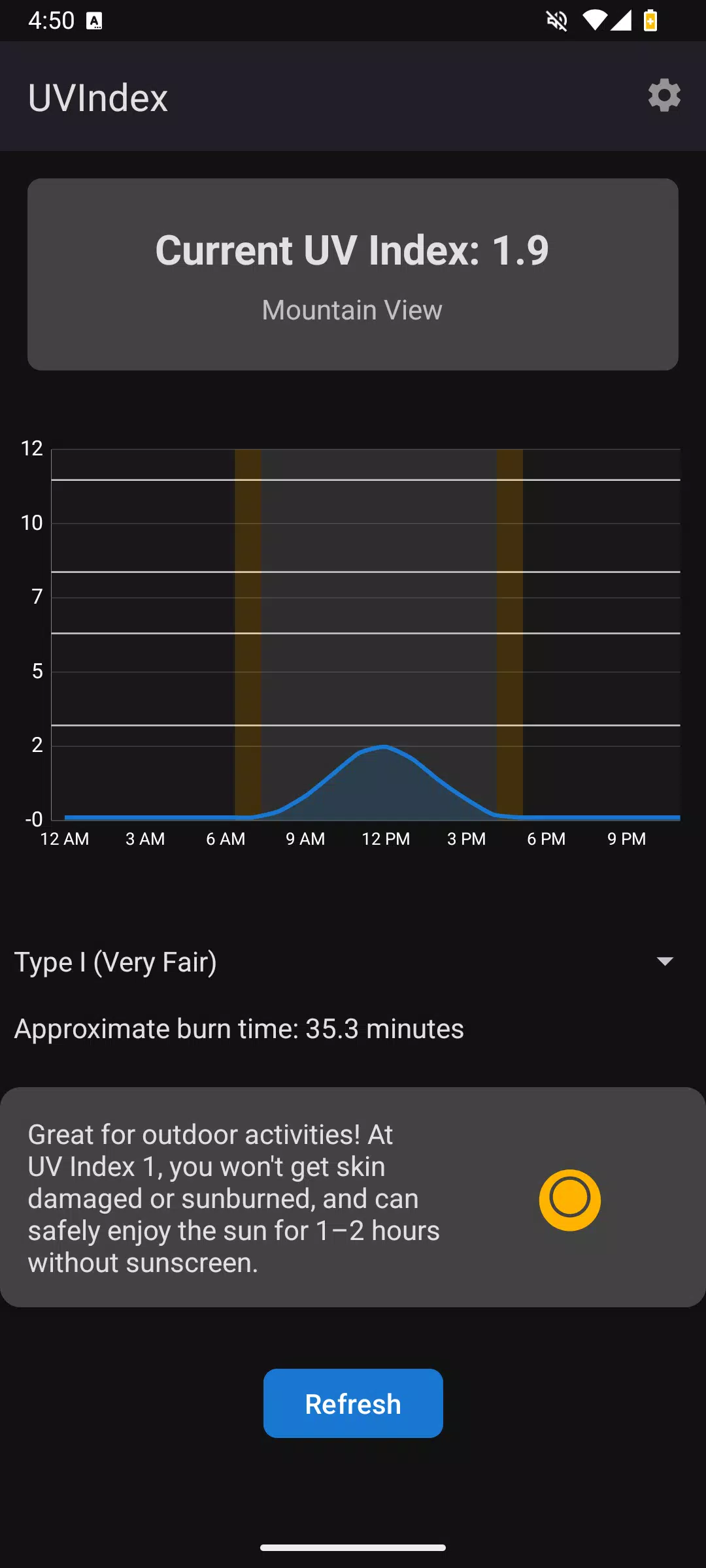 UV Index Widget Screenshot1