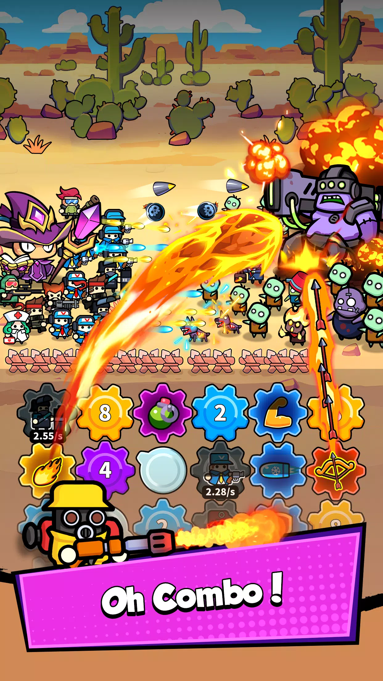 Zombie Defense: Gear Merge Screenshot3