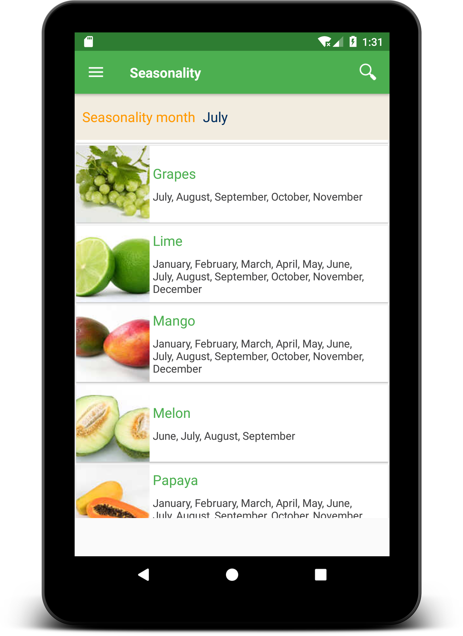 Vegetarian and vegan recipes Screenshot23