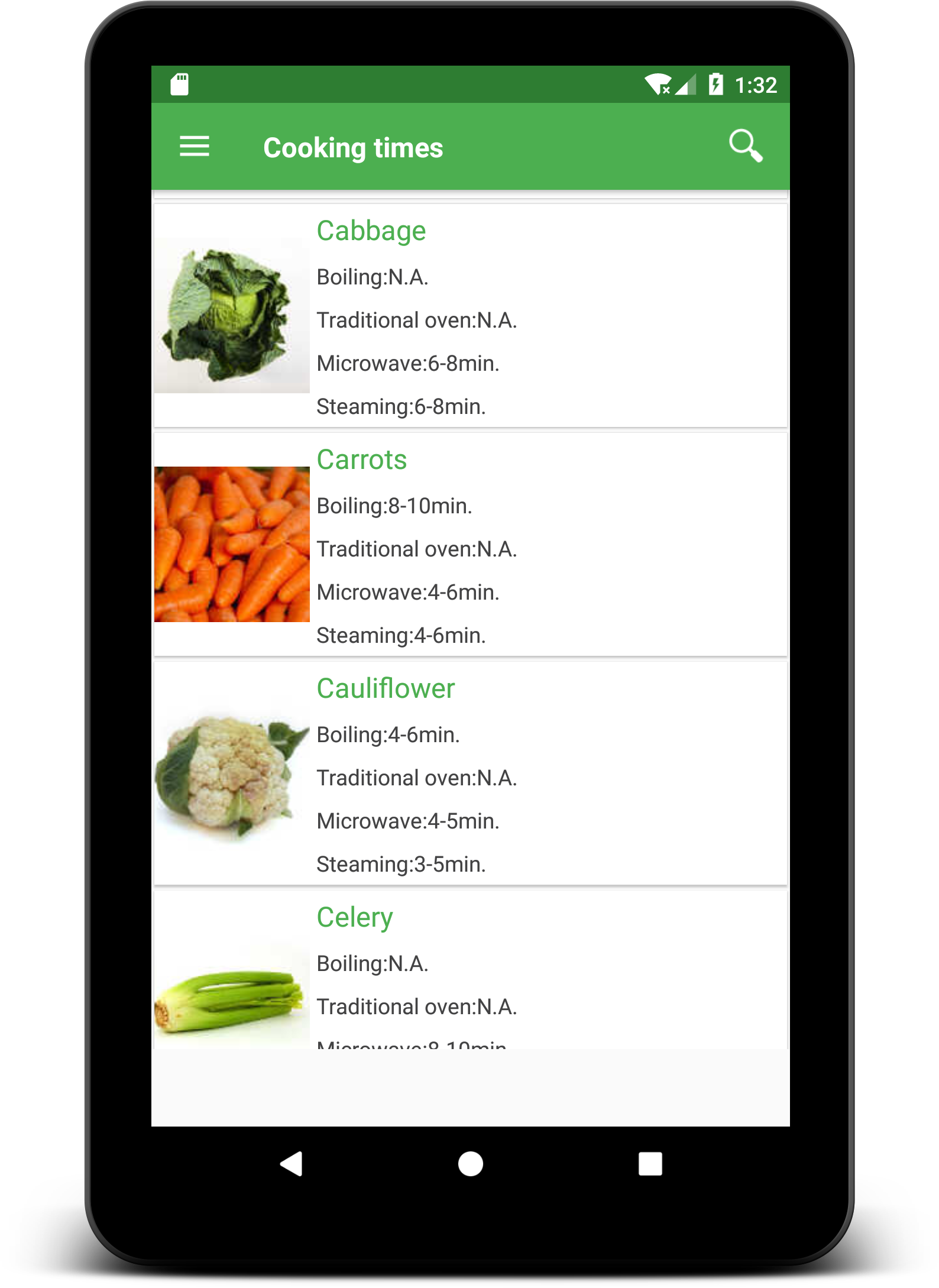 Vegetarian and vegan recipes Screenshot24