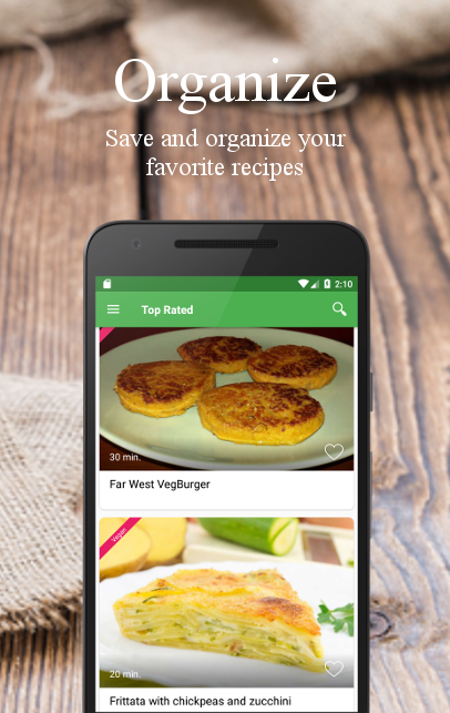 Vegetarian and vegan recipes Screenshot4
